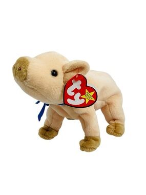 🦋 TY “Knuckles” Beanie Baby Pig - NWT
